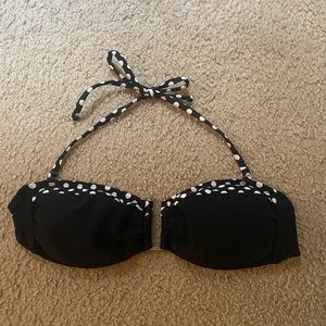 Black bikini top